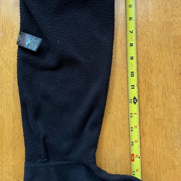 Hunter Original Cable Cuff Short Boot Black Gray Fleece Socks Rain Boot, Size L - Picture 6 of 6